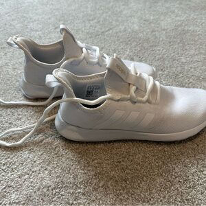 Adidas Cloudfoam Running Shoes HWI 28Y001 Size 9 Womens White. Used